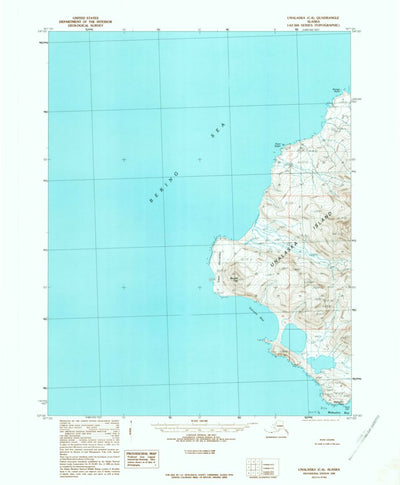 United States Geological Survey Unalaska C-4, AK (1989, 63360-Scale) digital map