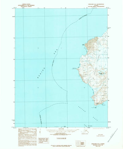 United States Geological Survey Unalaska D-1, AK (1989, 63360-Scale) digital map