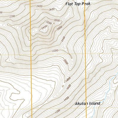 United States Geological Survey Unalaska D-1 SE, AK (2020, 25000-Scale) digital map