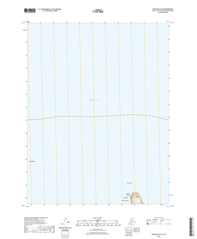 United States Geological Survey Unalaska D-2 SE, AK (2020, 25000-Scale) digital map