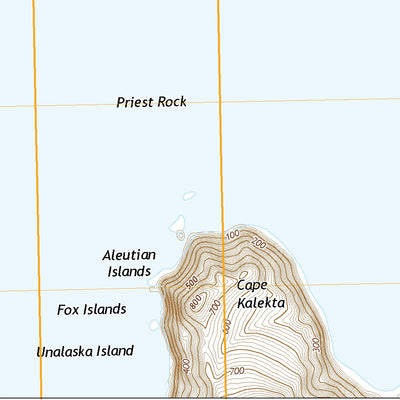 United States Geological Survey Unalaska D-2 SE, AK (2020, 25000-Scale) digital map