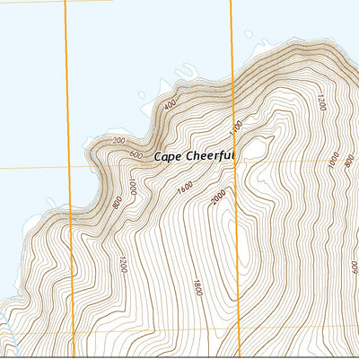 United States Geological Survey Unalaska D-3 SE, AK (2021, 25000-Scale) digital map