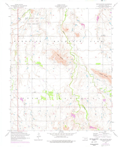 United States Geological Survey Unap Mountain, OK (1956, 24000-Scale) digital map