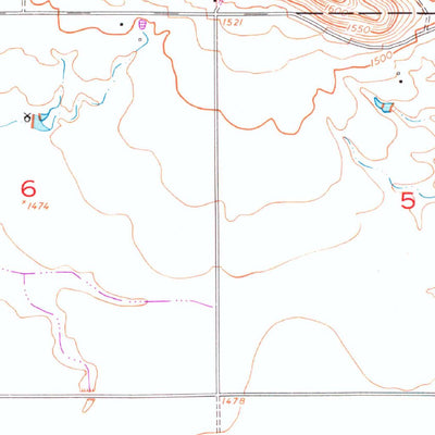 United States Geological Survey Unap Mountain, OK (1956, 24000-Scale) digital map