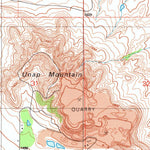 United States Geological Survey Unap Mountain, OK (1991, 24000-Scale) digital map