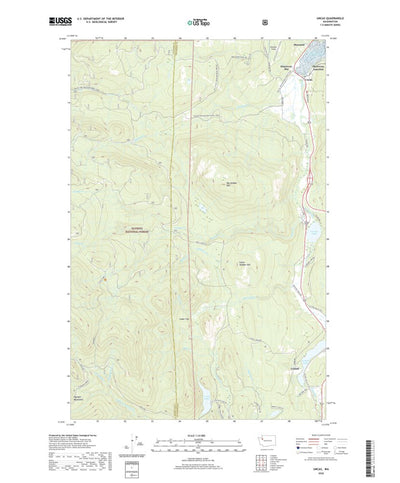United States Geological Survey Uncas, WA (2020, 24000-Scale) digital map
