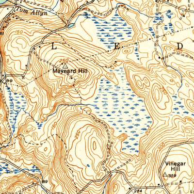United States Geological Survey Uncasville, CT (1941, 31680-Scale) digital map