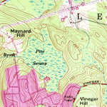 United States Geological Survey Uncasville, CT (1958, 24000-Scale) digital map