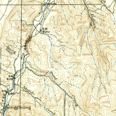 United States Geological Survey Uncompahgre, CO (1908, 125000-Scale) digital map