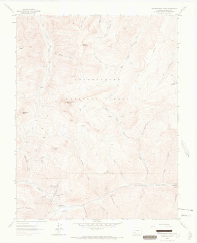 United States Geological Survey Uncompahgre Peak, CO (1964, 24000-Scale) digital map
