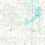 United States Geological Survey Underdahl Lake, ND (1980, 24000-Scale) digital map