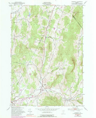 United States Geological Survey Underhill, VT (1948, 24000-Scale) digital map