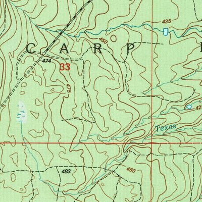 United States Geological Survey Underwood Hill, MI (2001, 24000-Scale) digital map