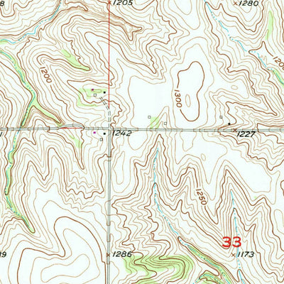 United States Geological Survey Underwood, IA (1956, 24000-Scale) digital map