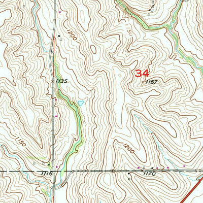 United States Geological Survey Underwood, IA (1956, 24000-Scale) digital map