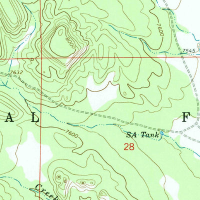 United States Geological Survey Underwood Lake, NM (1965, 24000-Scale) digital map