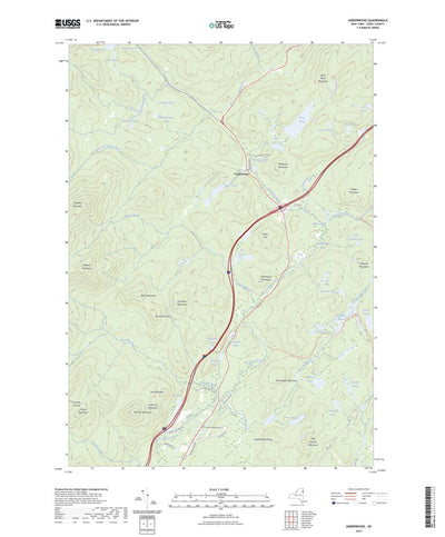 United States Geological Survey Underwood, NY (2023, 24000-Scale) digital map