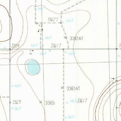 United States Geological Survey Underwood, TX (1985, 24000-Scale) digital map
