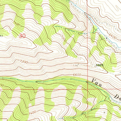 United States Geological Survey Ungina Wongo, NV (1970, 24000-Scale) digital map