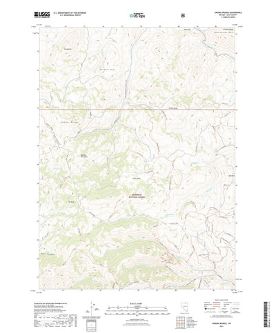 United States Geological Survey Ungina Wongo, NV (2021, 24000-Scale) digital map