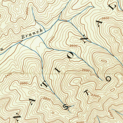 United States Geological Survey Unicoi, TN-NC (1939, 24000-Scale) digital map