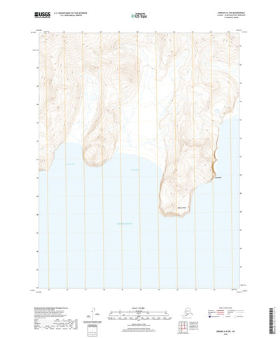 United States Geological Survey Unimak A-6 SW, AK (2020, 25000-Scale) digital map