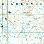 United States Geological Survey Unimak C-2, AK (1989, 63360-Scale) digital map
