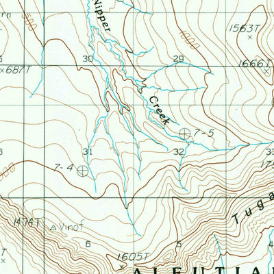 United States Geological Survey Unimak D-2, AK (1989, 63360-Scale) digital map