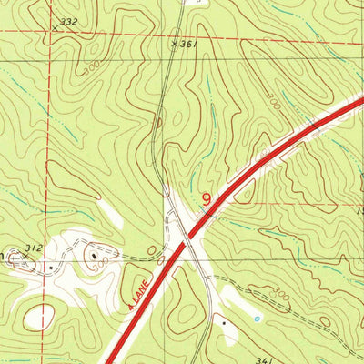 United States Geological Survey Union, AL (1980, 24000-Scale) digital map