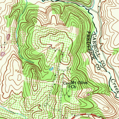United States Geological Survey Union Bridge, MD (1953, 24000-Scale) digital map
