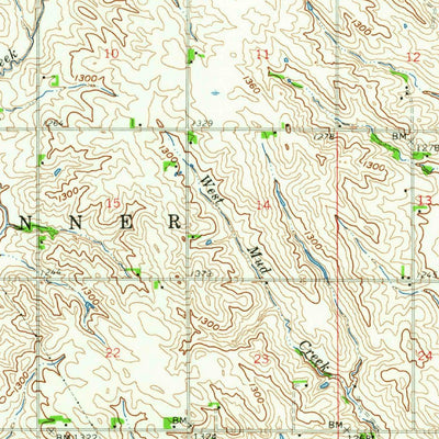 United States Geological Survey Union Center, IA (1962, 62500-Scale) digital map