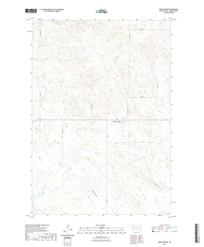 United States Geological Survey Union Center, SD (2021, 24000-Scale) digital map
