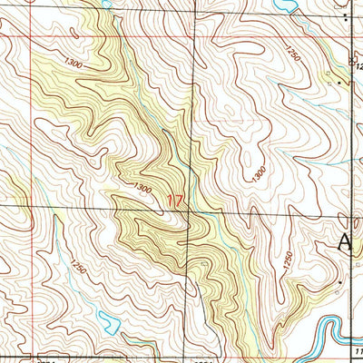 United States Geological Survey Union Center SE, IA (1985, 24000-Scale) digital map