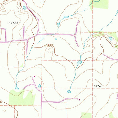 United States Geological Survey Union Center, TX (1969, 24000-Scale) digital map