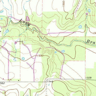 United States Geological Survey Union Center, TX (1969, 24000-Scale) digital map