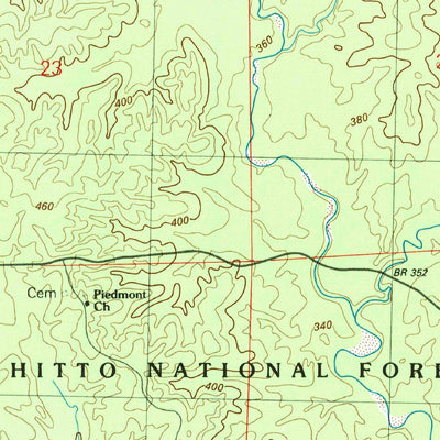 United States Geological Survey Union Church, MS (1988, 24000-Scale) digital map