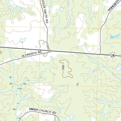 United States Geological Survey Union Church, MS (2021, 24000-Scale) digital map