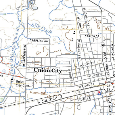 United States Geological Survey Union City, IN (2022, 24000-Scale) digital map
