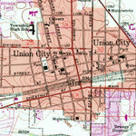 United States Geological Survey Union City, IN-OH (1960, 24000-Scale) digital map