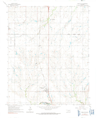 United States Geological Survey Union City, OK (1966, 24000-Scale) digital map