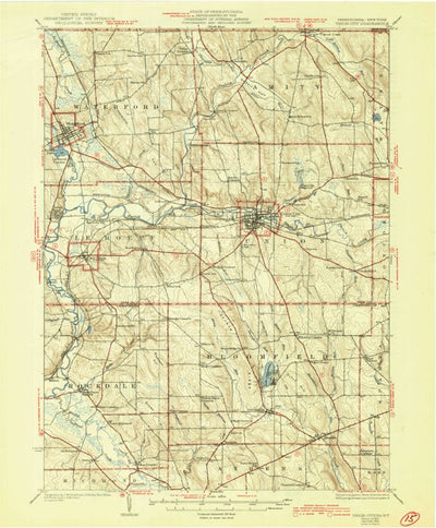 United States Geological Survey Union City, PA-NY (1932, 62500-Scale) digital map