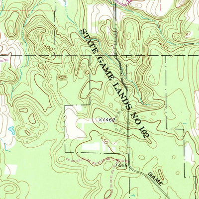 United States Geological Survey Union City, PA-NY (1968, 24000-Scale) digital map