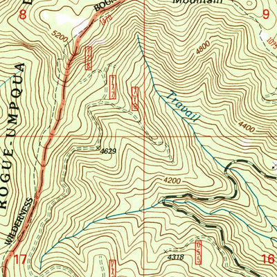 United States Geological Survey Union Creek, OR (1997, 24000-Scale) digital map