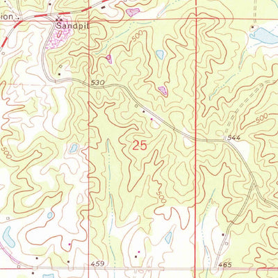 United States Geological Survey Union East, MS (1972, 24000-Scale) digital map