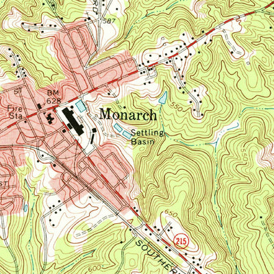 United States Geological Survey Union East, SC (1971, 24000-Scale) digital map