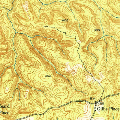 United States Geological Survey Union, GA-AL (1949, 24000-Scale) digital map