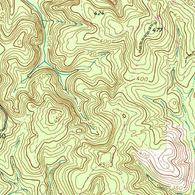 United States Geological Survey Union, GA-AL (1955, 24000-Scale) digital map