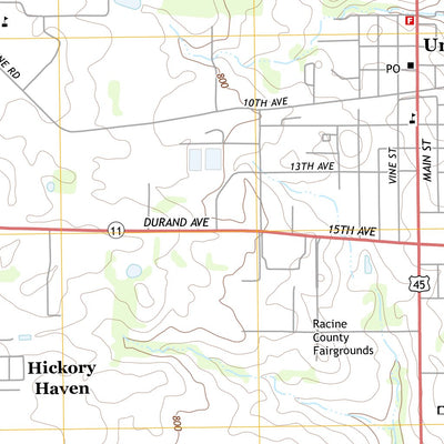 United States Geological Survey Union Grove, WI (2013, 24000-Scale) digital map