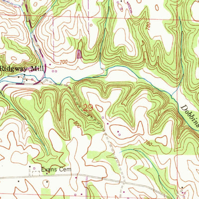 United States Geological Survey Union Hill, AL-TN (1948, 24000-Scale) digital map