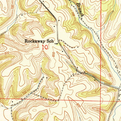 United States Geological Survey Union Hill, AL-TN (1951, 24000-Scale) digital map